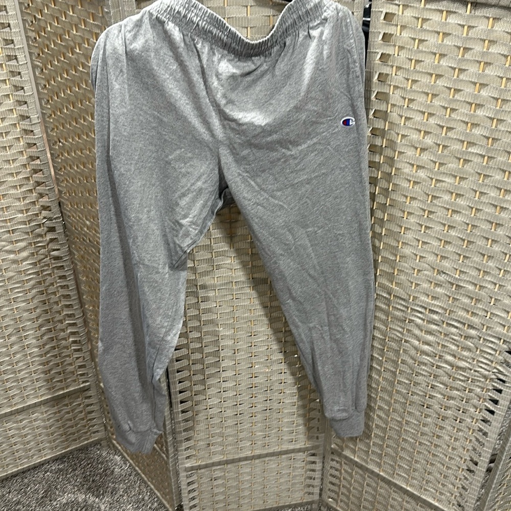 Champion light grey sweats XL